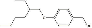 {4-[(2-ethylhexyl)oxy]phenyl}methanol Struktur