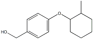 {4-[(2-methylcyclohexyl)oxy]phenyl}methanol Structure