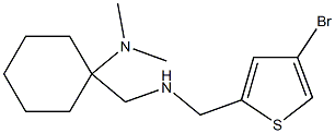 1-({[(4-bromothiophen-2-yl)methyl]amino}methyl)-N,N-dimethylcyclohexan-1-amine Struktur