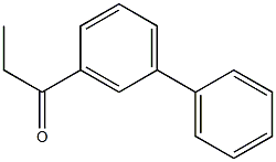 1-(1,1'-biphenyl-3-yl)propan-1-one Struktur