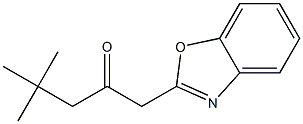 1-(1,3-benzoxazol-2-yl)-4,4-dimethylpentan-2-one Struktur