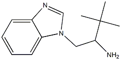 1-(1H-benzimidazol-1-yl)-3,3-dimethylbutan-2-amine Struktur