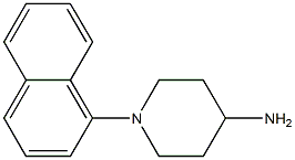 1-(1-naphthyl)piperidin-4-amine Struktur