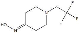 1-(2,2,2-trifluoroethyl)piperidin-4-one oxime Struktur