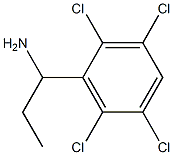 1-(2,3,5,6-tetrachlorophenyl)propan-1-amine Struktur