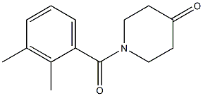 1-(2,3-dimethylbenzoyl)piperidin-4-one Struktur