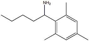 1-(2,4,6-trimethylphenyl)pentan-1-amine Struktur