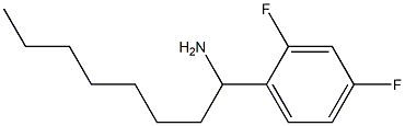 1-(2,4-difluorophenyl)octan-1-amine Struktur