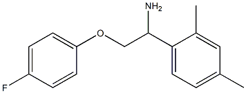 1-(2,4-dimethylphenyl)-2-(4-fluorophenoxy)ethanamine Struktur