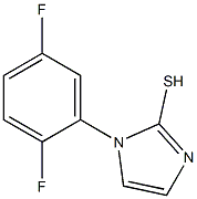 1-(2,5-difluorophenyl)-1H-imidazole-2-thiol Struktur