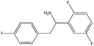 1-(2,5-difluorophenyl)-2-(4-fluorophenyl)ethan-1-amine Struktur