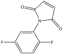 1-(2,5-difluorophenyl)-2,5-dihydro-1H-pyrrole-2,5-dione Struktur