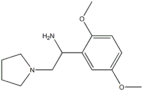 1-(2,5-dimethoxyphenyl)-2-pyrrolidin-1-ylethanamine Struktur