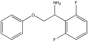 1-(2,6-difluorophenyl)-2-phenoxyethanamine Struktur