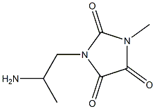 1-(2-aminopropyl)-3-methylimidazolidine-2,4,5-trione Struktur