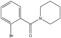 1-(2-bromobenzoyl)piperidine Struktur