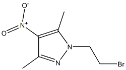 1-(2-bromoethyl)-3,5-dimethyl-4-nitro-1H-pyrazole Struktur