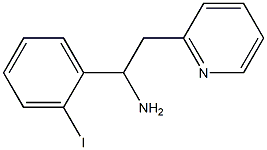 1-(2-iodophenyl)-2-(pyridin-2-yl)ethan-1-amine Struktur