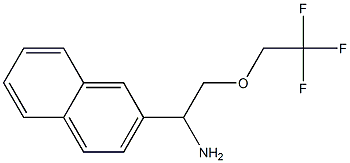 1-(2-naphthyl)-2-(2,2,2-trifluoroethoxy)ethanamine Struktur