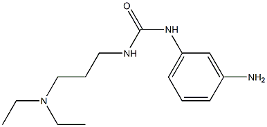 1-(3-aminophenyl)-3-[3-(diethylamino)propyl]urea Struktur