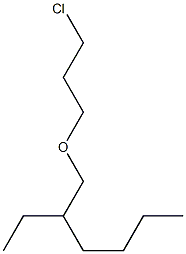 1-(3-chloropropoxy)-2-ethylhexane Struktur