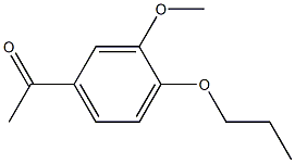 1-(3-methoxy-4-propoxyphenyl)ethanone Struktur