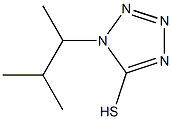 1-(3-methylbutan-2-yl)-1H-1,2,3,4-tetrazole-5-thiol Struktur