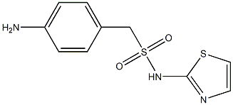 1-(4-aminophenyl)-N-(1,3-thiazol-2-yl)methanesulfonamide Struktur