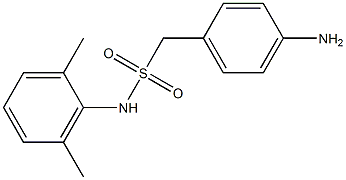 1-(4-aminophenyl)-N-(2,6-dimethylphenyl)methanesulfonamide Struktur