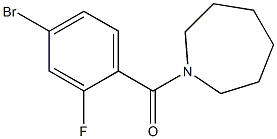 1-(4-bromo-2-fluorobenzoyl)azepane Struktur