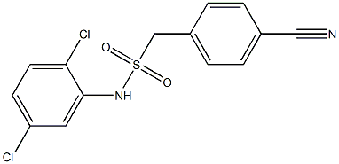 1-(4-cyanophenyl)-N-(2,5-dichlorophenyl)methanesulfonamide Structure