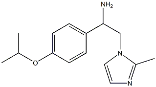 1-(4-isopropoxyphenyl)-2-(2-methyl-1H-imidazol-1-yl)ethanamine Struktur