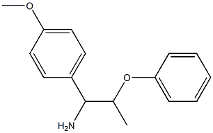 1-(4-methoxyphenyl)-2-phenoxypropan-1-amine Struktur