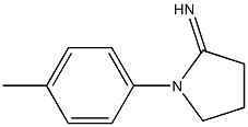 1-(4-methylphenyl)pyrrolidin-2-imine Struktur