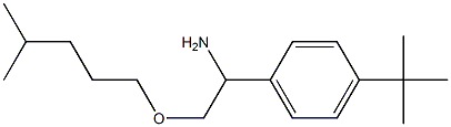 1-(4-tert-butylphenyl)-2-[(4-methylpentyl)oxy]ethan-1-amine Struktur