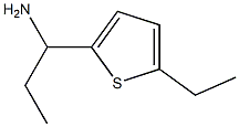 1-(5-ethylthiophen-2-yl)propan-1-amine Struktur