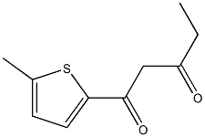 1-(5-methylthiophen-2-yl)pentane-1,3-dione Struktur