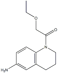 1-(6-amino-1,2,3,4-tetrahydroquinolin-1-yl)-2-ethoxyethan-1-one Struktur