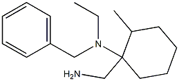 1-(aminomethyl)-N-benzyl-N-ethyl-2-methylcyclohexan-1-amine Struktur