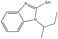 1-(butan-2-yl)-1H-1,3-benzodiazole-2-thiol Struktur