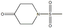 1-(methylsulfonyl)piperidin-4-one Struktur