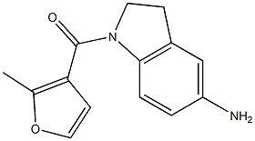 1-[(2-methylfuran-3-yl)carbonyl]-2,3-dihydro-1H-indol-5-amine Struktur