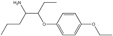 1-[(4-aminoheptan-3-yl)oxy]-4-ethoxybenzene Struktur