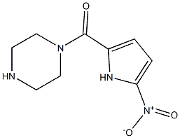 1-[(5-nitro-1H-pyrrol-2-yl)carbonyl]piperazine Struktur