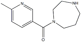 1-[(6-methylpyridin-3-yl)carbonyl]-1,4-diazepane Struktur