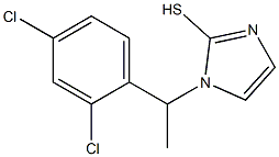 1-[1-(2,4-dichlorophenyl)ethyl]-1H-imidazole-2-thiol Struktur