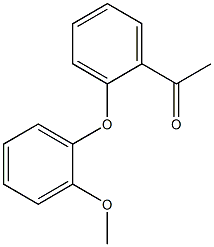 1-[2-(2-methoxyphenoxy)phenyl]ethan-1-one Struktur