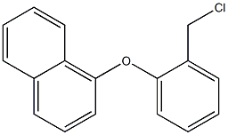 1-[2-(chloromethyl)phenoxy]naphthalene Struktur