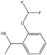 1-[2-(difluoromethoxy)phenyl]ethane-1-thiol Struktur