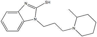 1-[3-(2-methylpiperidin-1-yl)propyl]-1H-1,3-benzodiazole-2-thiol Structure